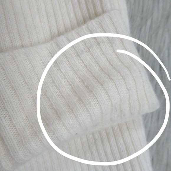 TENNE Cashmere & Merino Wool Crewneck Sweater Side Bow Sash Women’s Size Small - Picture 12 of 14